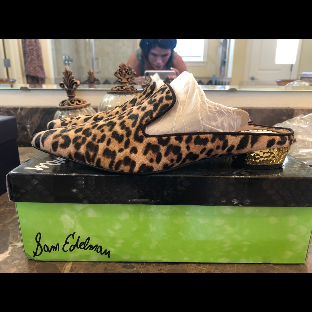 SAM EDELMAN - Augustine Leopard Mules